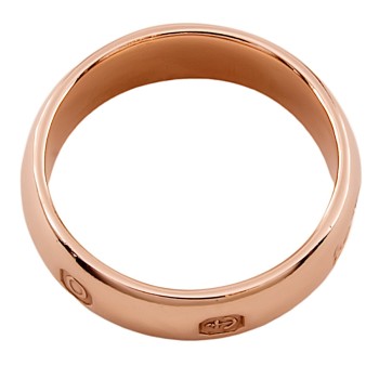 9ct gold Cymru Rose Gold Wedding Ring size S